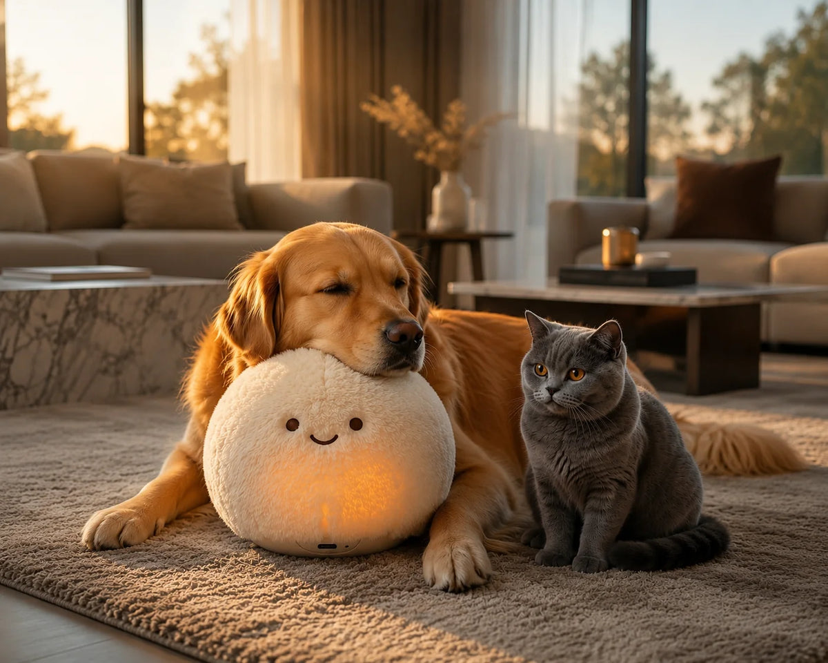 Petzova Calm Companion anxiety relief plush for storms and fireworks