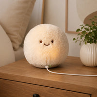 Petzova Calm Companion smart plush pet comfort device in cream